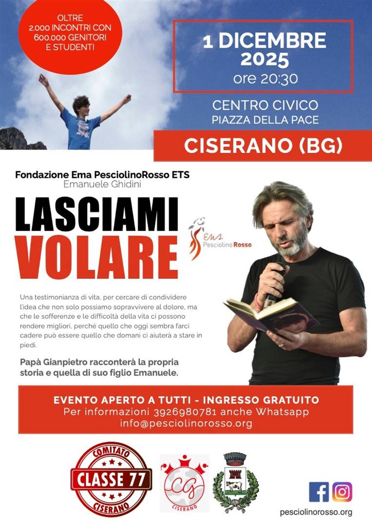 Pap&#224; Gianpietro incontra le famiglie di Ciserano (BG)