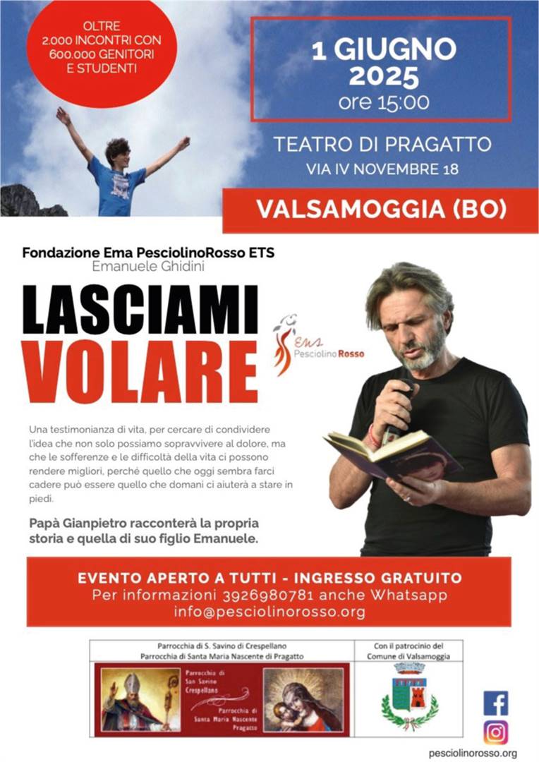 Pap&#224; Gianpietro incontra le famiglie di Valsamoggia (BO)