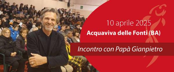 Papà Gianpietro incontra le famiglie di Acquaviva delle Fonti (BA)