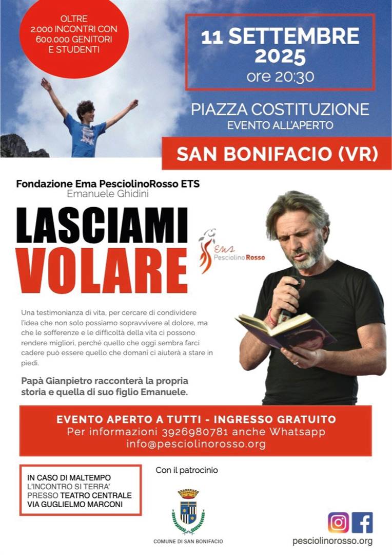 Pap&#224; Gianpietro incontra le famiglie di San Bonifacio (VR)