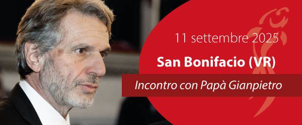 Papà Gianpietro incontra le famiglie di San Bonifacio (VR)