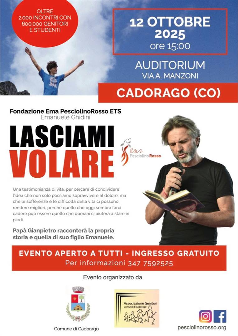 Pap&#224; Gianpietro incontra le famiglie di Cadorago (CO)