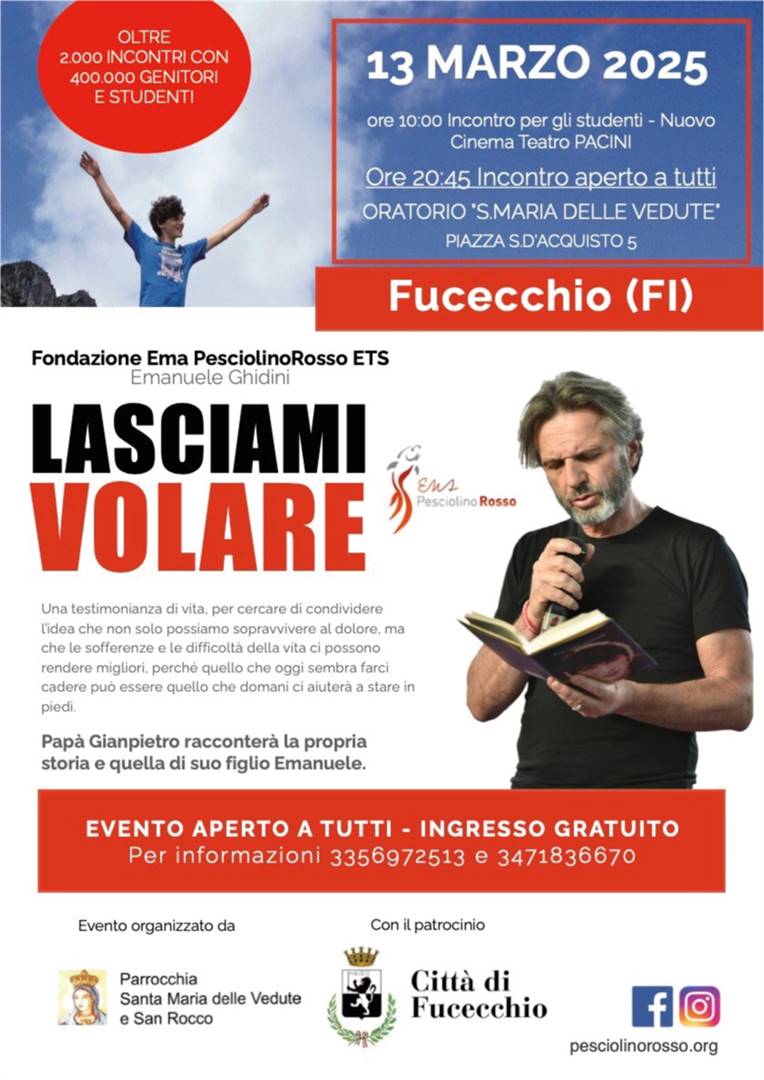 Pap&#224; Gianpietro incontra le famiglie di Fucecchio (FI)