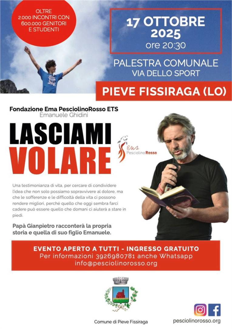 Pap&#224; Gianpietro incontra le famiglie di Pieve Fissiraga (LO)