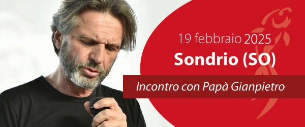 Papà Gianpietro incontra le famiglie di Sondrio