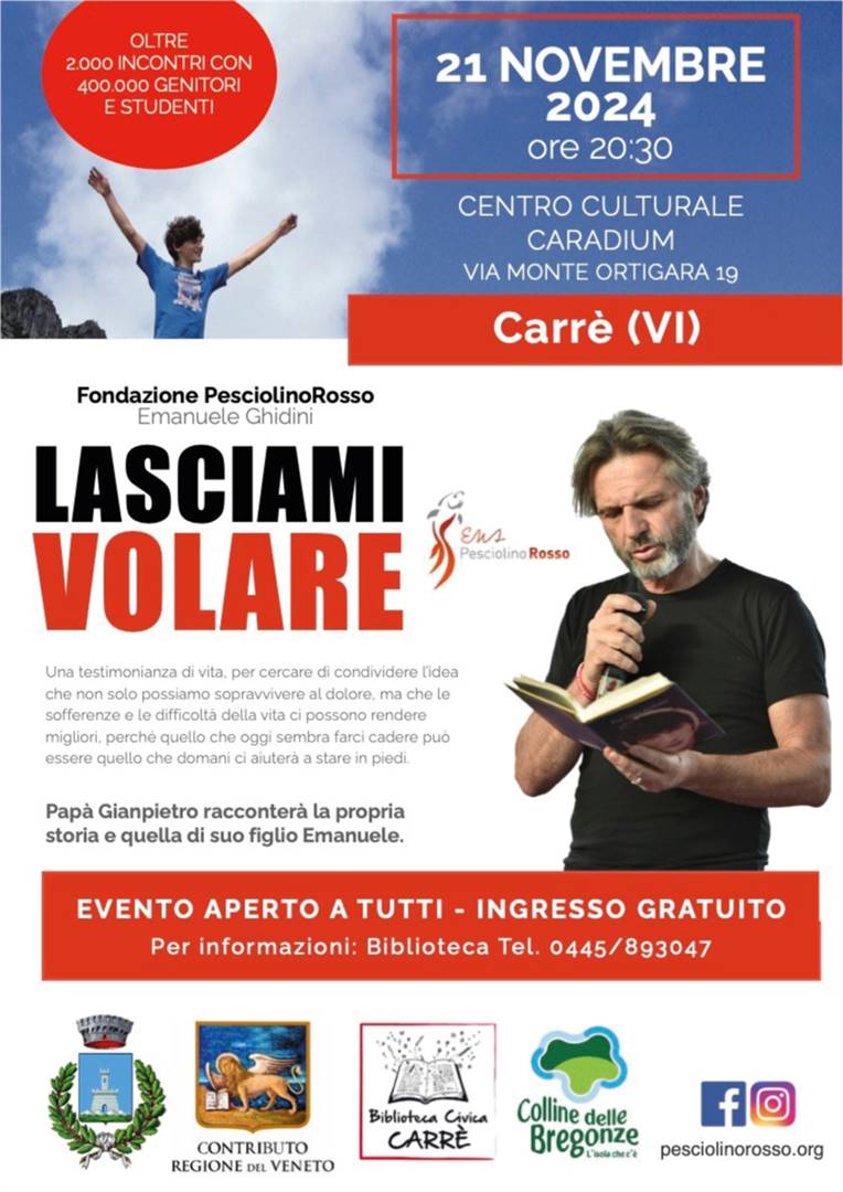 Pap&#224; Gianpietro incontra le famiglie di Carr&#232; (VI)