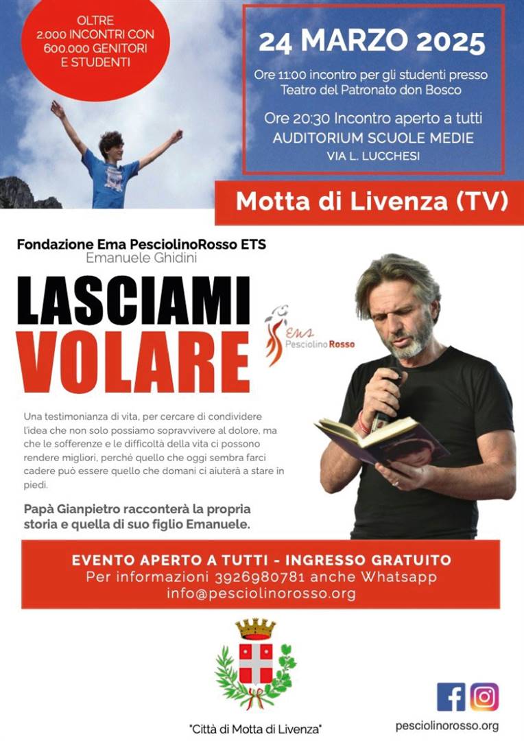 Pap&#224; Gianpietro incontra le famiglie di Motta di Livenza (TV)