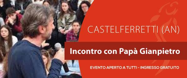 Papà Gianpietro incontra le famiglie di Castelferretti AN