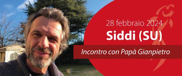 Papà Gianpietro incontra ragazzi e famiglie di Siddi (SU)