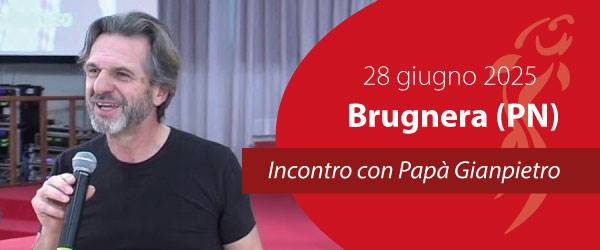Papà Gianpietro incontra le famiglie di Brugnera (PN)