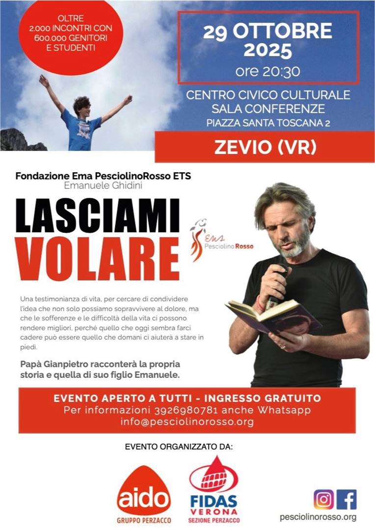 Pap&#224; Gianpietro incontra le famiglie di Zevio (VR)