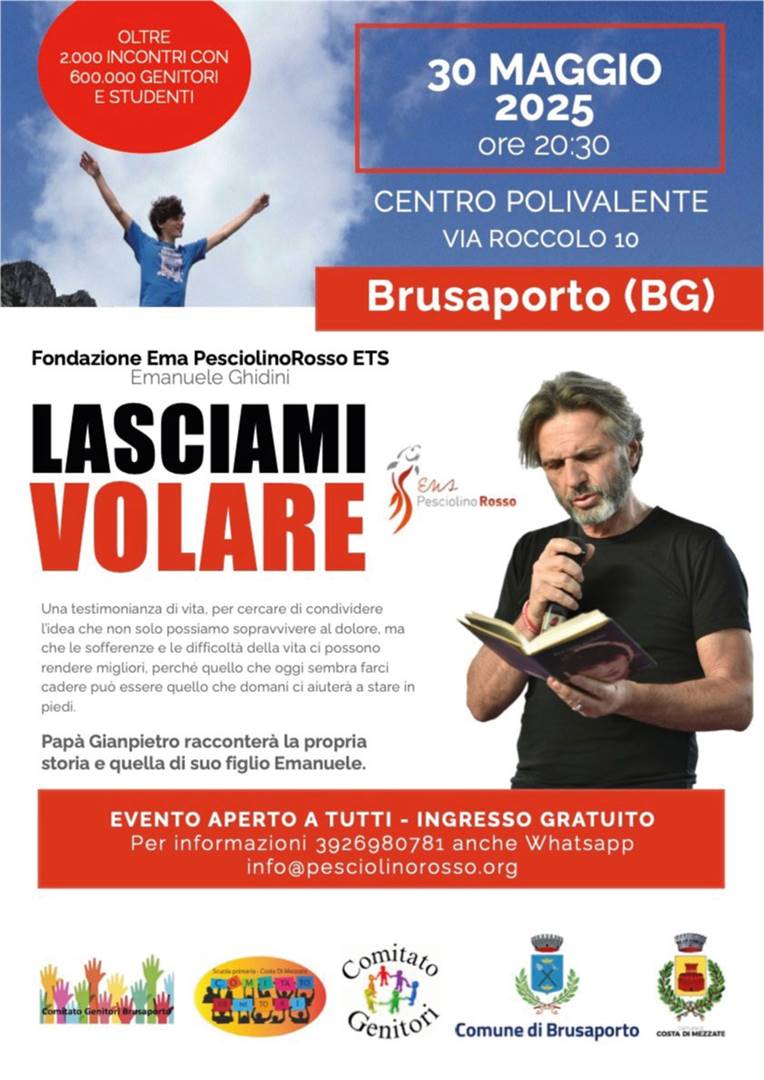 Pap&#224; Gianpietro incontra le famiglie di Brusaporto (BG)