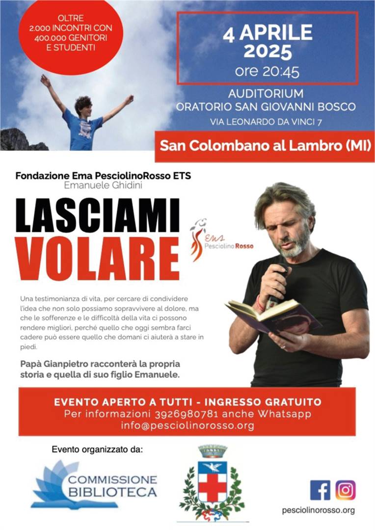Pap&#224; Gianpietro incontra le famiglie di San Colombano al Lambro (MI)