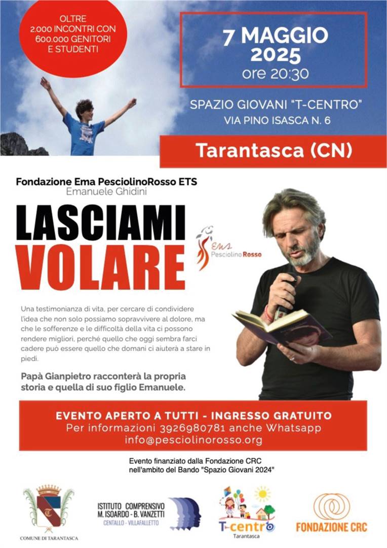 Pap&#224; Gianpietro incontra le famiglie di Tarantasca (CN)