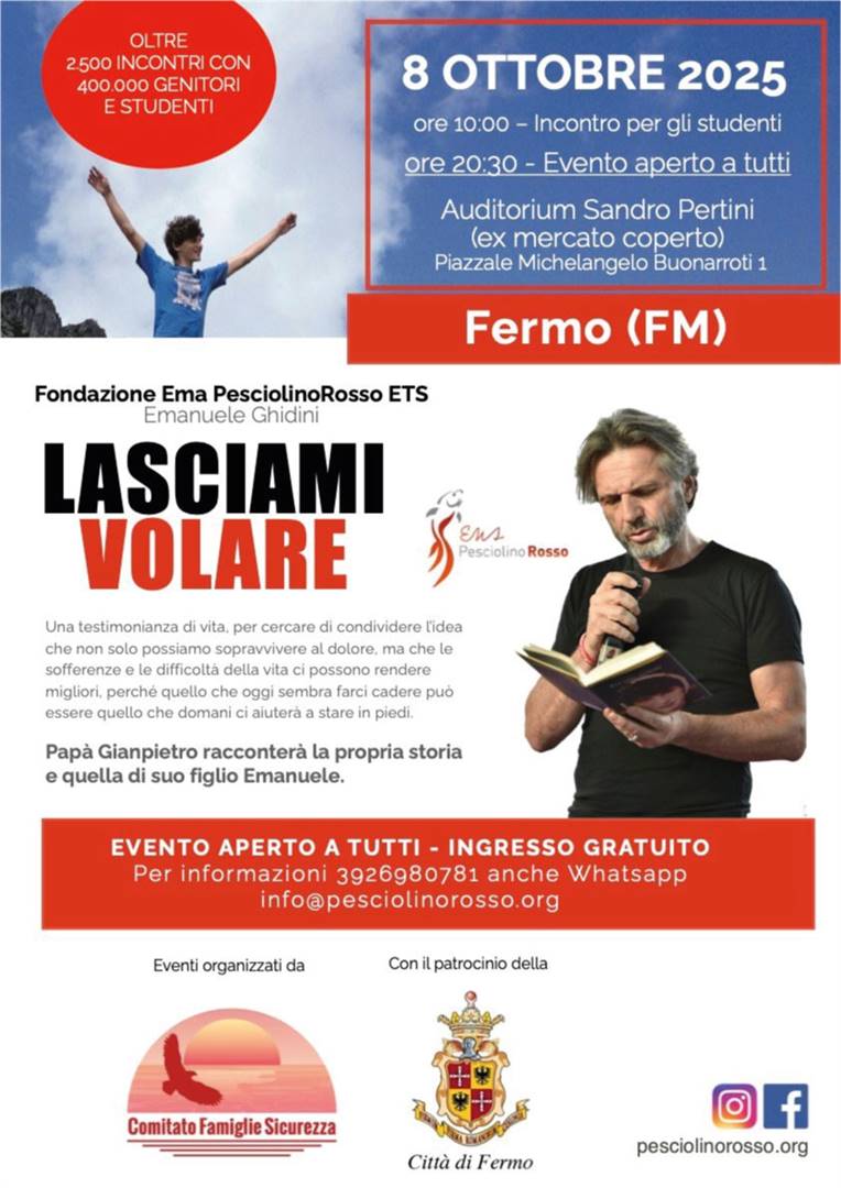 Pap&#224; Gianpietro incontra le famiglie di Fermo (FM)