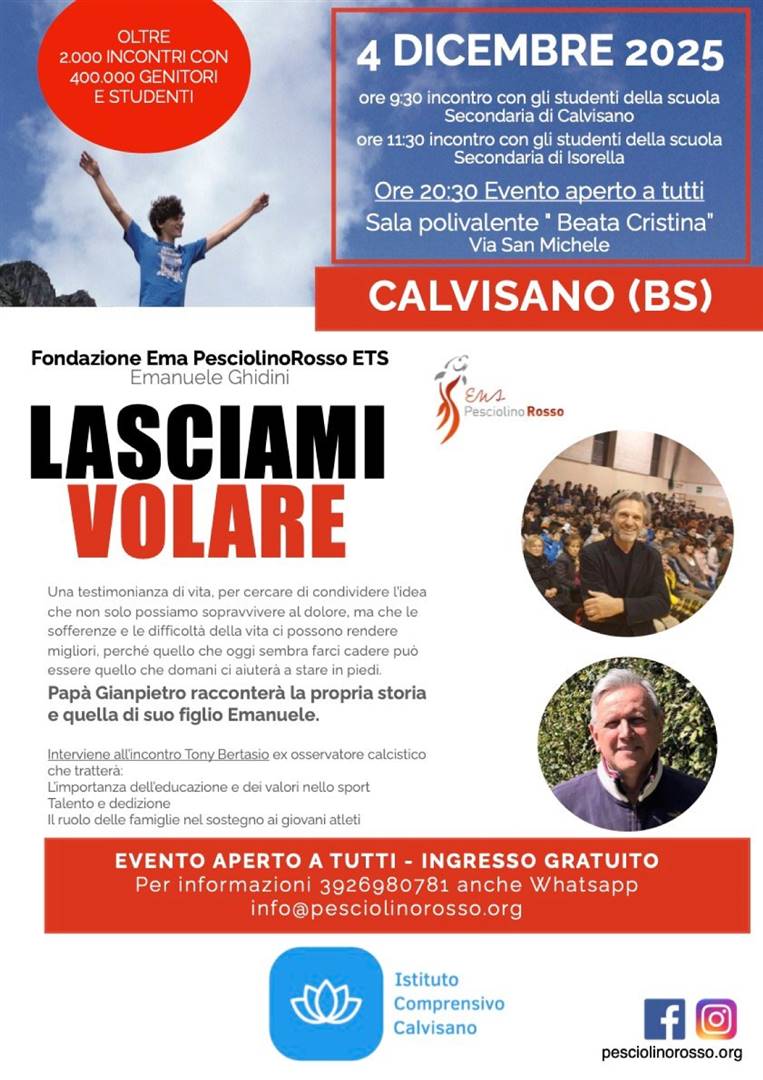 Pap&#224; Gianpietro incontra le famiglie di Calvisano (BS)