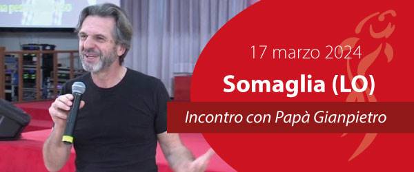 Papà Gianpietro incontra le famiglie di Somaglia