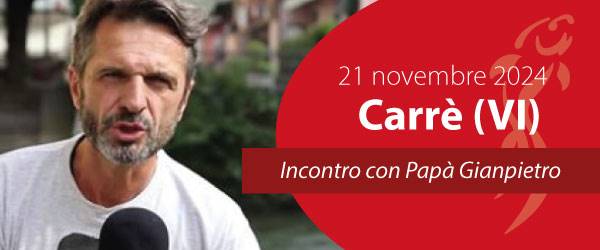 Papà Gianpietro incontra le famiglie di Carrè (VI)