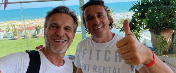 Papà Gianpietro e Marcello Riccioni incontrano le famiglie a Porto di Roccafranca (BS)