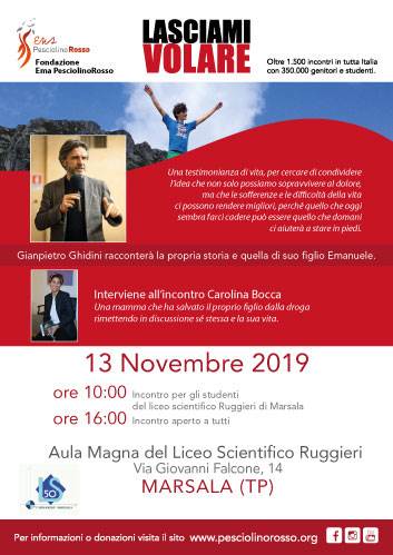 Incontro con gli studenti del Liceo Scientifico Ruggeri di Marsala TP