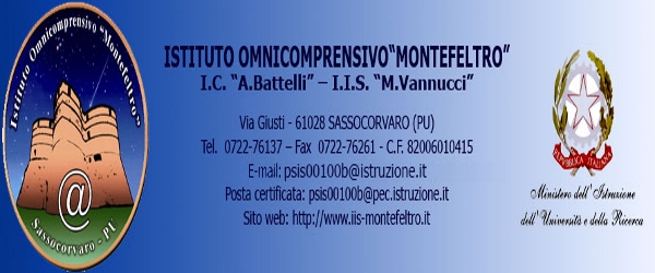 Evento Scuole presso Istituto Omnicomprensivo Montefeltro di Sassocorvaro (Pu)