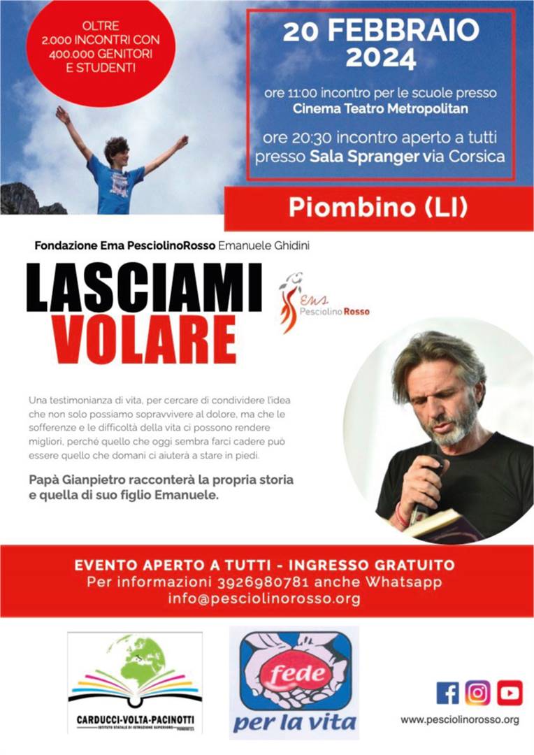 Pap&#224; Gianpietro incontra le famiglie di Piombino (LI)